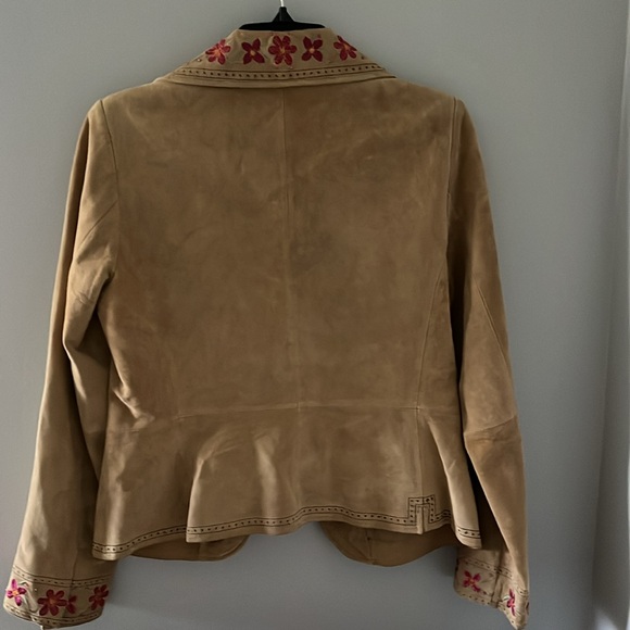 Margaret Godfrey leather suede jacket - Picture 3 of 7